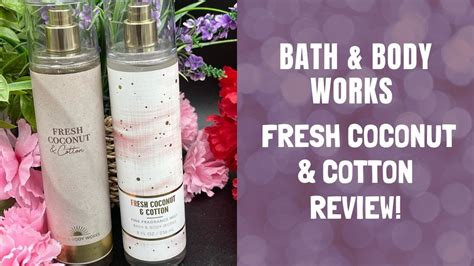 bath and body works coconut and cotton